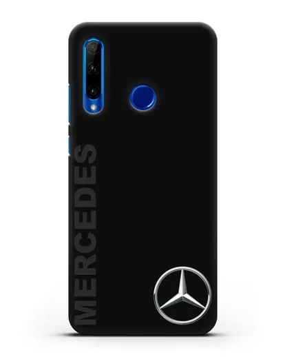 Чехол с надписью Mercedes и логотипом силиконовый для Honor 10i