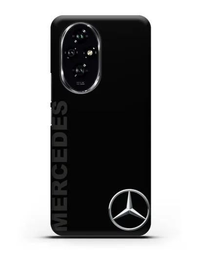 Чехол с надписью Mercedes и логотипом силиконовый для Honor 200