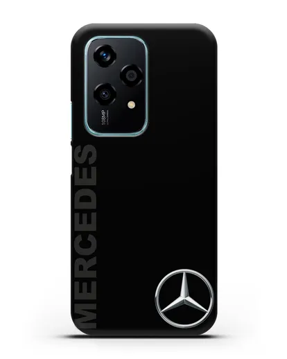Чехол с надписью Mercedes и логотипом силиконовый для Honor 200 Lite