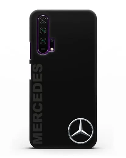 Чехол с надписью Mercedes и логотипом силиконовый для Honor 20 Pro