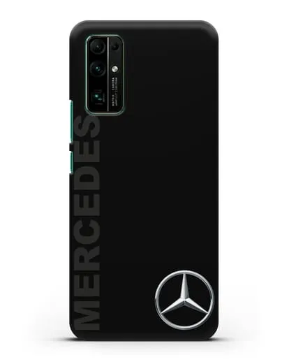 Чехол с надписью Mercedes и логотипом силиконовый для Honor 30