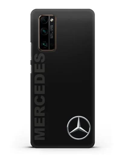 Чехол с надписью Mercedes и логотипом силиконовый для Honor 30 Pro Plus