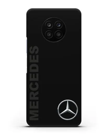 Чехол с надписью Mercedes и логотипом силиконовый для Honor 50 lite