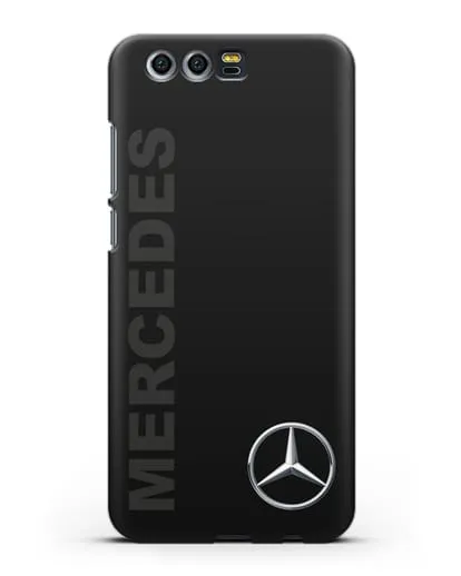 Чехол с надписью Mercedes и логотипом силиконовый для Honor 9