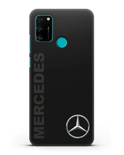 Чехол с надписью Mercedes и логотипом силиконовый для Honor 9A