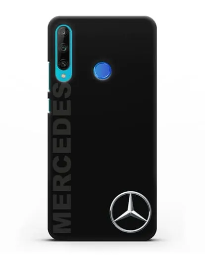 Чехол с надписью Mercedes и логотипом силиконовый для Honor 9C