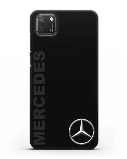 Чехол с надписью Mercedes и логотипом силиконовый для Honor 9S