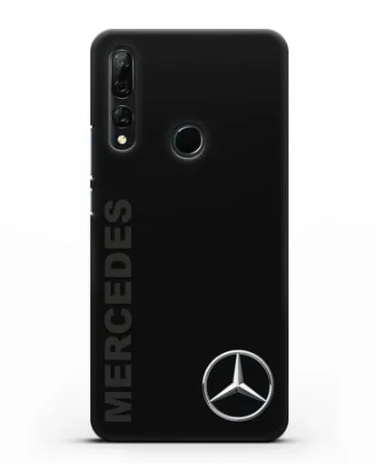 Чехол с надписью Mercedes и логотипом силиконовый для Honor 9X