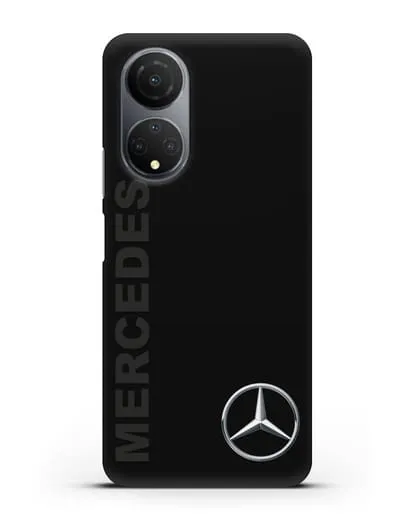 Чехол с надписью Mercedes и логотипом силиконовый для Honor X7