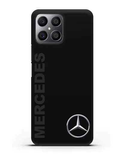 Чехол с надписью Mercedes и логотипом силиконовый для Honor X8