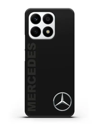 Чехол с надписью Mercedes и логотипом силиконовый для Honor X8a