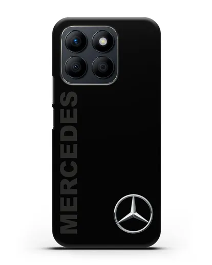 Чехол с надписью Mercedes и логотипом силиконовый для Honor X8b
