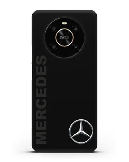 Чехол с надписью Mercedes и логотипом силиконовый для Honor X9