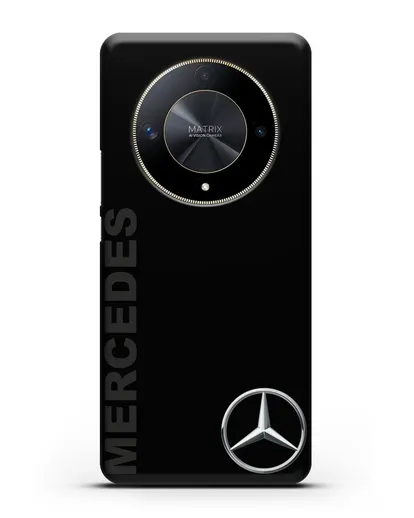 Чехол с надписью Mercedes и логотипом силиконовый для Honor X9b