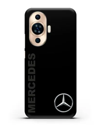 Чехол с надписью Mercedes и логотипом силиконовый для Huawei Nova 11