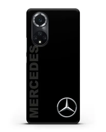 Чехол с надписью Mercedes и логотипом силиконовый для Huawei Nova 9