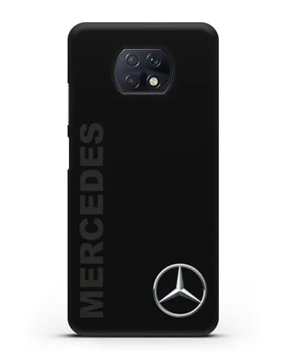 Чехол с надписью Mercedes и логотипом силиконовый для Xiaomi Redmi Note 9T