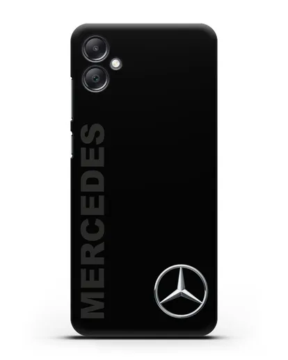 Чехол с надписью Mercedes и логотипом силиконовый для Samsung Galaxy A05 [SM-A055]