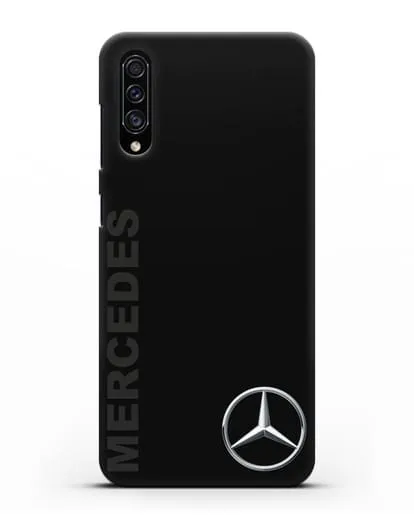 Чехол с надписью Mercedes и логотипом силиконовый для Samsung Galaxy A30s [SM-A307FN]