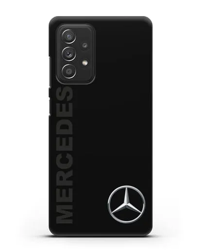 Чехол с надписью Mercedes и логотипом силиконовый для Samsung Galaxy A53