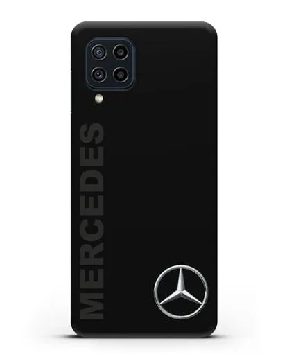 Чехол с надписью Mercedes и логотипом силиконовый для Samsung Galaxy M22 [M225F]