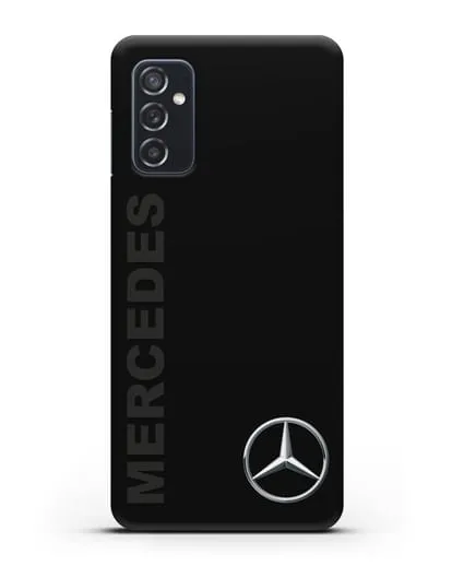Чехол с надписью Mercedes и логотипом силиконовый для Samsung Galaxy M52 [M526B]