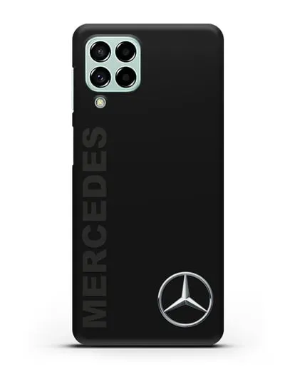 Чехол с надписью Mercedes и логотипом силиконовый для Samsung Galaxy M53 [SM-M536]
