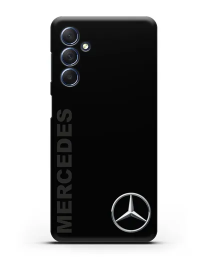 Чехол с надписью Mercedes и логотипом силиконовый для Samsung Galaxy M54 [SM-M546]
