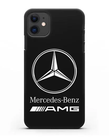 Чехол с логотипом Mercedes Benz AMG силиконовый для iPhone 11