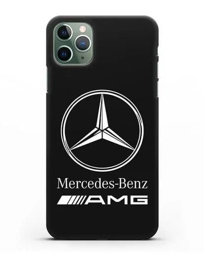 Чехол с логотипом Mercedes Benz AMG силиконовый для iPhone 11 Pro Max