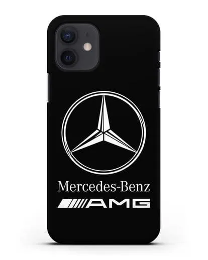 Чехол с логотипом Mercedes Benz AMG силиконовый для iPhone 12