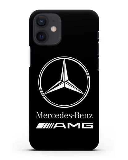 Чехол с логотипом Mercedes Benz AMG силиконовый для iPhone 12 mini