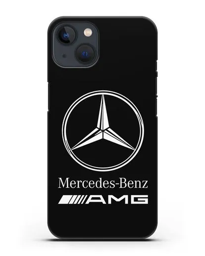 Чехол с логотипом Mercedes Benz AMG силиконовый для iPhone 13 Mini
