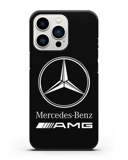 Чехол с логотипом Mercedes Benz AMG силиконовый для iPhone 13 Pro