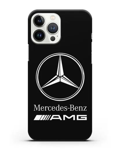 Чехол с логотипом Mercedes Benz AMG силиконовый для iPhone 13 Pro Max