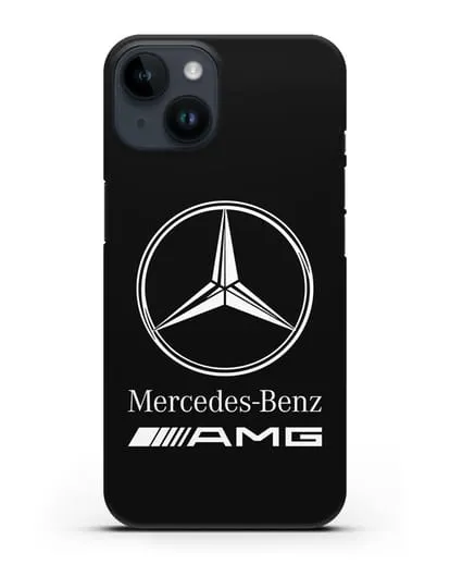 Чехол с логотипом Mercedes Benz AMG силиконовый для iPhone 14