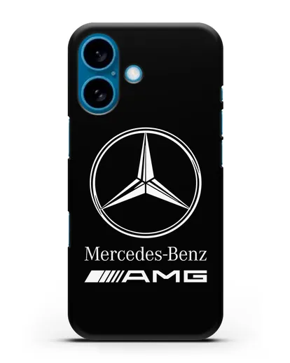 Чехол с логотипом Mercedes Benz AMG силиконовый для iPhone 16