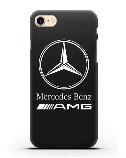 Чехол с логотипом Mercedes Benz AMG силиконовый для iPhone 7