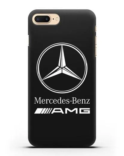 Чехол с логотипом Mercedes Benz AMG силиконовый для iPhone 8 Plus