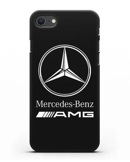 Чехол с логотипом Mercedes Benz AMG силиконовый для iPhone SE 2020