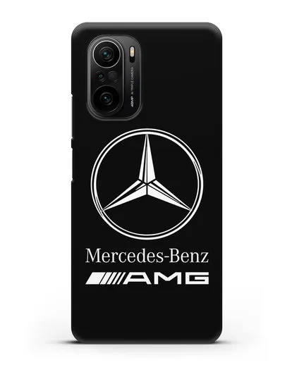 Чехол с логотипом Mercedes Benz AMG силиконовый для Xiaomi Poco F3 Pro