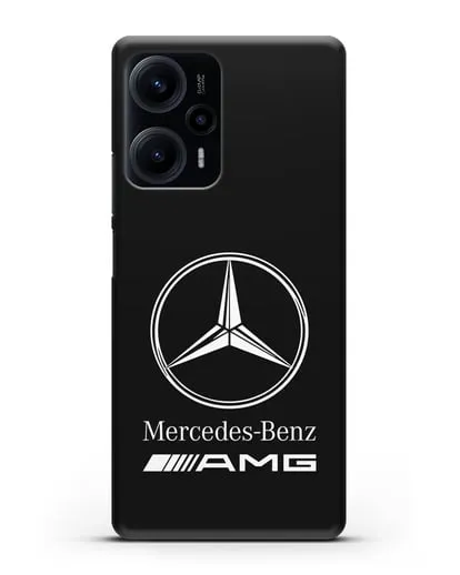 Чехол с логотипом Mercedes Benz AMG силиконовый для Xiaomi Poco F5