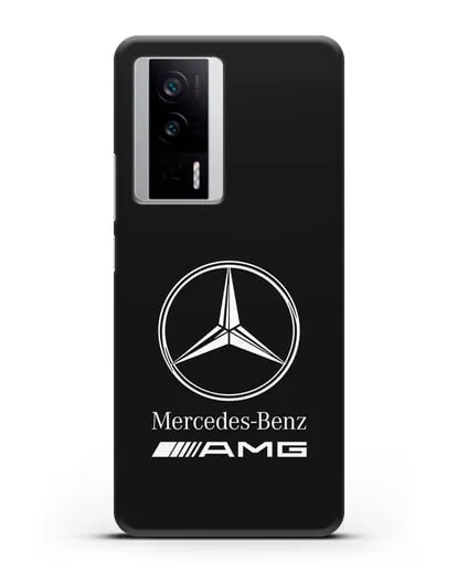 Чехол с логотипом Mercedes Benz AMG силиконовый для Xiaomi Poco F5 Pro