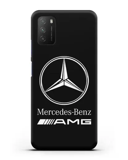 Чехол с логотипом Mercedes Benz AMG силиконовый для Xiaomi Poco M3