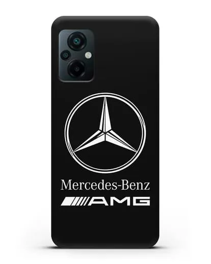 Чехол с логотипом Mercedes Benz AMG силиконовый для Xiaomi Poco M5
