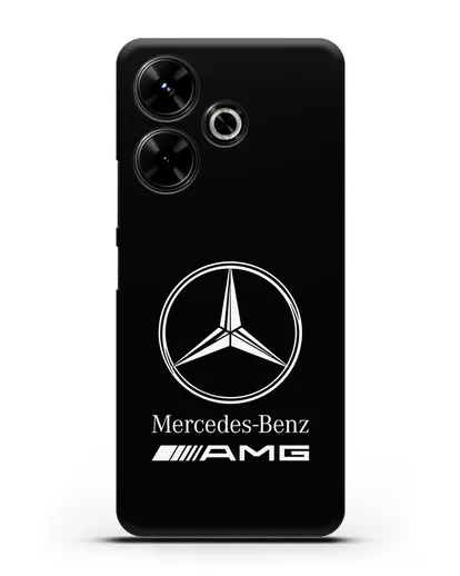 Чехол с логотипом Mercedes Benz AMG силиконовый для Xiaomi Poco M6