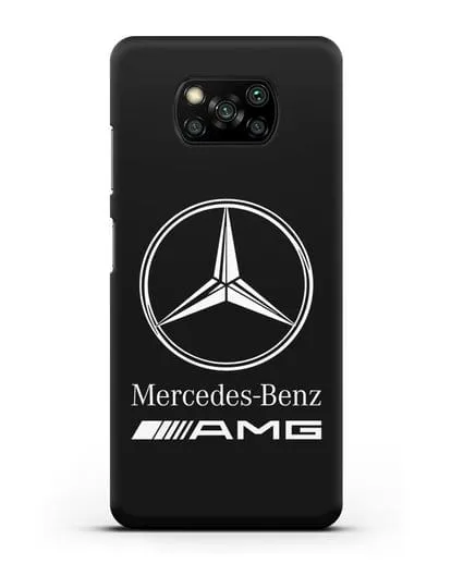 Чехол с логотипом Mercedes Benz AMG силиконовый для Xiaomi Poco X3