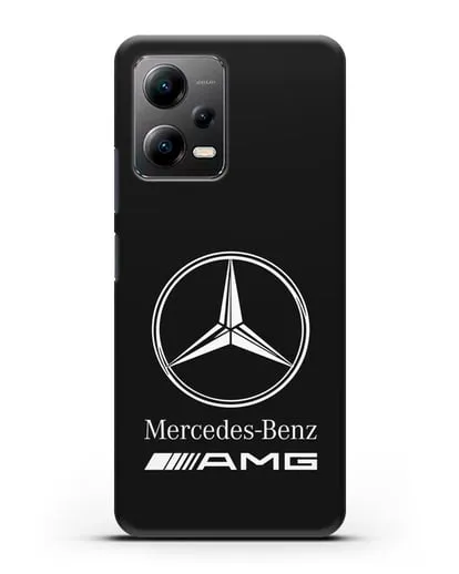 Чехол с логотипом Mercedes Benz AMG силиконовый для Xiaomi Poco X5