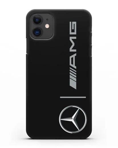 Чехол Мерседес Бенц АМГ силиконовый для iPhone 11
