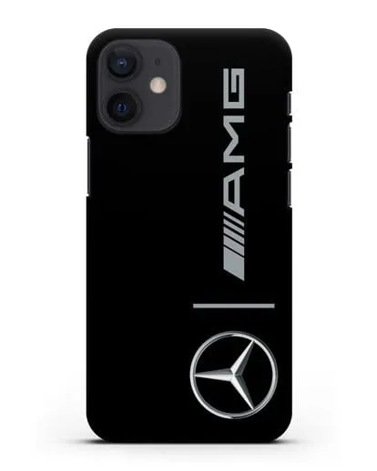 Чехол Мерседес Бенц АМГ силиконовый для iPhone 12 mini